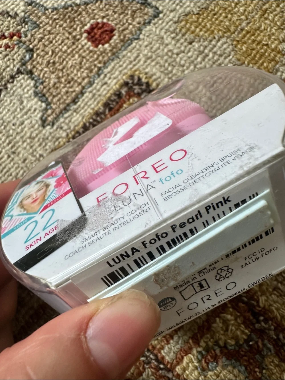 NWT Foreo Luna Fofo Pink Facial Cleanser